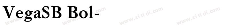 VegaSB Bol字体转换
